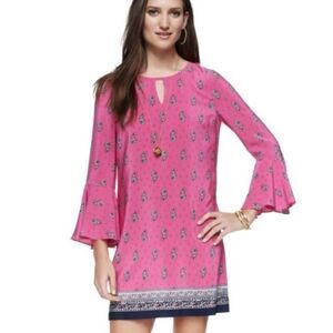 Juicy Couture pink paisley flower dress